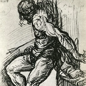 Sketch for the St Sebastian, c1518, (1937). Artist: Titian