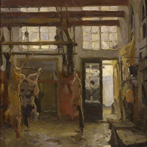 Slaughterhouse, 1890. Creator: Tholen, Willem Bastiaan (1860-1931)