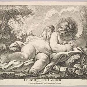 The Sleep of Cupid. Creator: Jean-Baptiste Michel