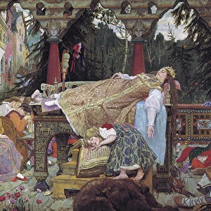 Sleeping Beauty, 1900-1926. Artist: Viktor Mihajlovic Vasnecov