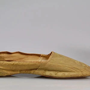 Slippers, American, 1850. Creator: Unknown