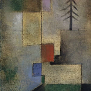 Small Picture of Fir Trees, 1922. Creator: Klee, Paul (1879-1940)