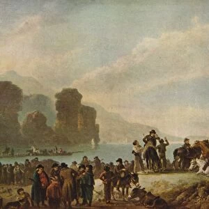 Smugglers on the Irish Coast, 1808. Artist: Julius Caesar Ibbetson