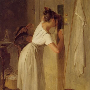 Sneaking a peek. Artist: Fendi, Peter (1796-1842)