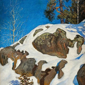 Snow on the cliffs, 1901