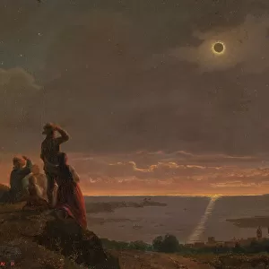 Solar Eclipse, 1851. Creator: Bengt Nordenberg