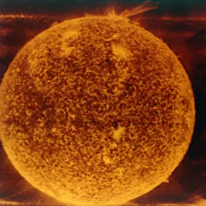 Solar eruption, 10 June 10 1973. Creator: NASA