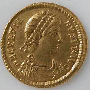 Solidus, Byzantine, 367-383. Creator: Unknown