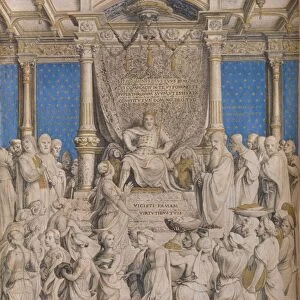Solomon and the Queen of Sheba, c1534. Artist: Hans Holbein the Younger