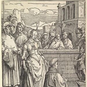 Solomon Worshiping an Idol, ca. 1514. Creator: Lucas van Leyden