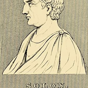 Solon, (c630-c560 BC), 1830. Creator: Unknown