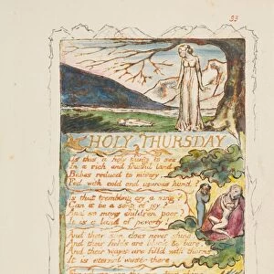 Songs of Innocence and of Experience: Holy Thursday, ca. 1825. Creator: William Blake
