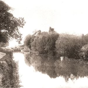 Sonning Lock, Reading, Berkshire, 1894. Creator: Unknown