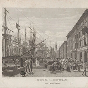 South St. from Maiden Lane, 1834. Creator: William James Bennett