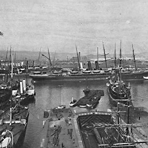 Southampton Docks, c1896. Artist: FGO Stuart