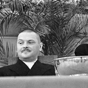 Soviet politician Andrei Zhdanov and Russian author Maxim Gorky, 1934