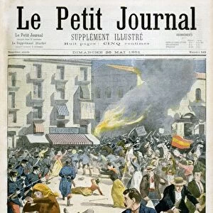 In Spain, Riots break out in Barcelona, 1901