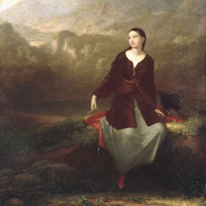 The Spanish Girl in Reverie, 1831. Creator: Washington Allston