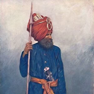 Spear-bearer from Jind, 1903. Artist: Mortimer L Menpes