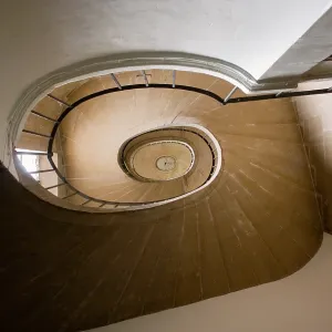 Spiral Staircase, St. Sulpice, Paris. Creator: Tom Artin