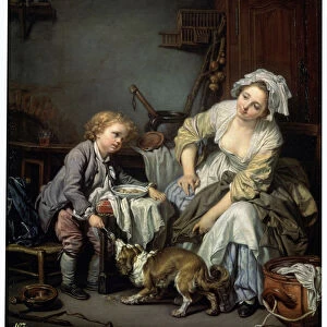 Spoilt Child, 1765. Artist: Jean-Baptiste Greuze