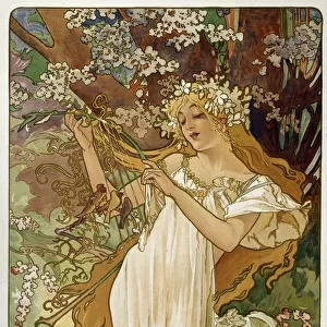 Spring, 1896. Artist: Alphonse Mucha