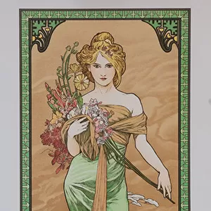 Spring (From the Series Les Saisons), 1900. Creator: Mucha, Alfons Marie (1860-1939)