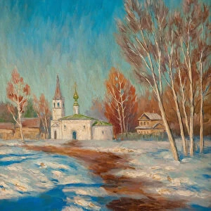 Spring Landscape. Artist: Vinogradov, Sergei Arsenyevich (1869-1938)