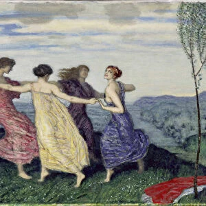 Spring round dance, 1909