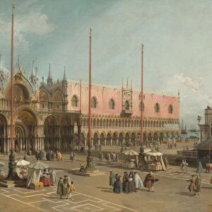 The Square of Saint Mark s, Venice, 1742 / 1744. Creator: Canaletto