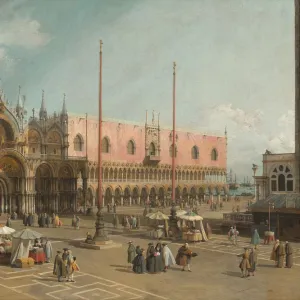 The Square of Saint Mark s, Venice, 1742 / 1744. Creator: Canaletto