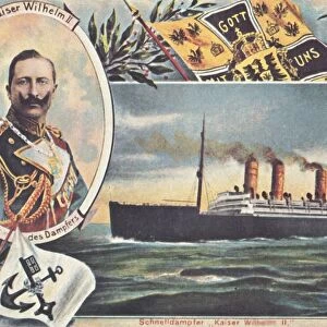 The SS Kaiser Wilhelm II, c1910. Creator: Unknown