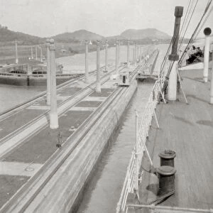 SS Orbita, Panama Canal, Panama, 20th century. Artist: J Dearden Holmes