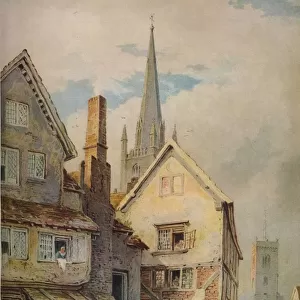 St. Alkmunds, Shrewsbury, 1801, (1938). Artist: John Varley I
