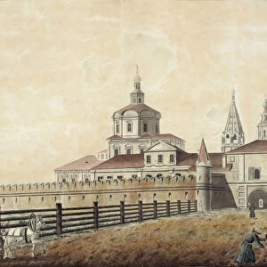 The St. Andronik Monastery in Moscow, 1780s. Artist: Camporesi, Francesco (1747-1831)