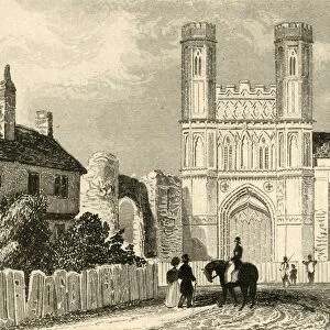 St. Augustines Gate, Canterbury. Kent, c1835. Creator: Unknown