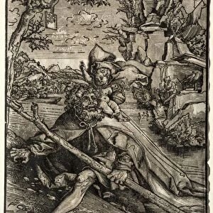 St. Christopher, c. 1509. Creator: Lucas Cranach (German, 1472-1553)