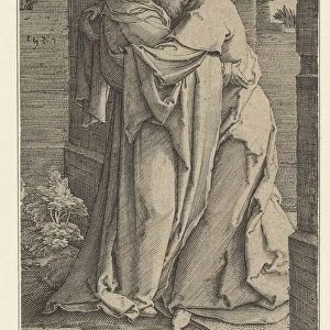 St. Joachim Embracing St. Anna, 1520. Creator: Lucas van Leyden