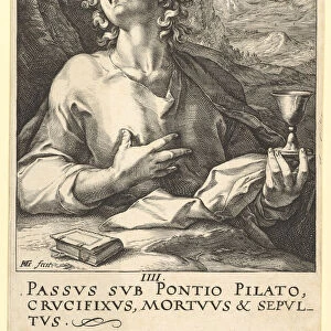 St. John, from Christ, the Apostles and St. Paul with the Creed, ca. 1589