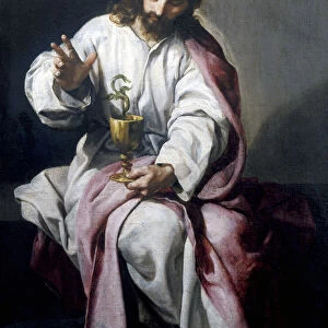 St John the Evangelist with the Poisoned Cup, 1636. Artist: Alonso Cano
