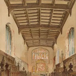 St. Johns College Chapel, Cambridge, c1845, (1864)