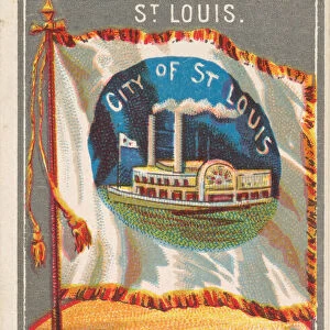 St. Louis, from the City Flags series (N6) for Allen & Ginter Cigarettes Brands, 1887