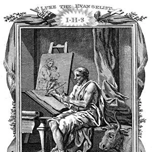 St Luke the Evangelist writing his gospel, c1808