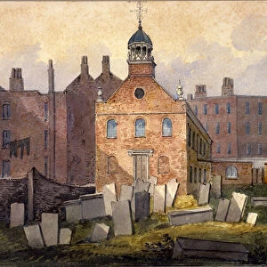 St Marylebone Old Church, London, c1815. Artist: William Pearson