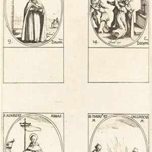St. Othilia;Sts. Nicasius & Eutropia;St. Agnelus;Sts. Thyrs & Callinicus