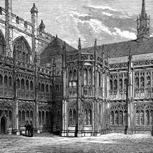 St Stephens Cloisters, Westminster Hall, London, 1900