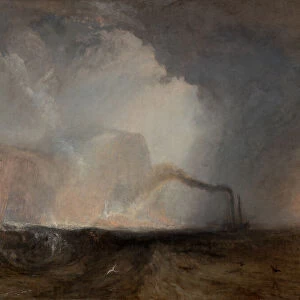 Staffa, Fingals Cave, 1831 to 1832. Creator: JMW Turner