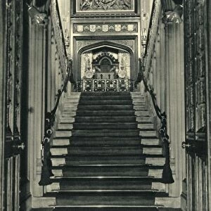 Staircase in the Speakers House, 1947. Creator: Unknown