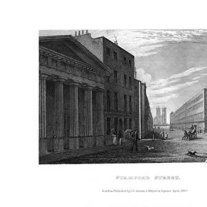 Stamford Street, London, 1830. Artist: RL Wright