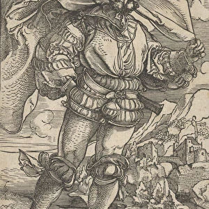 The Standard Bearer, ca. 1515. Creator: Hans Schaufelein the Elder